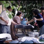 Toute la journée du lendemain, en famille dans le patio, en mangeant et buvant les restes de la veille, avec de la douce musique Mexicaine, des histoires, des rires, des yeux qui pétillent, le bonheur !